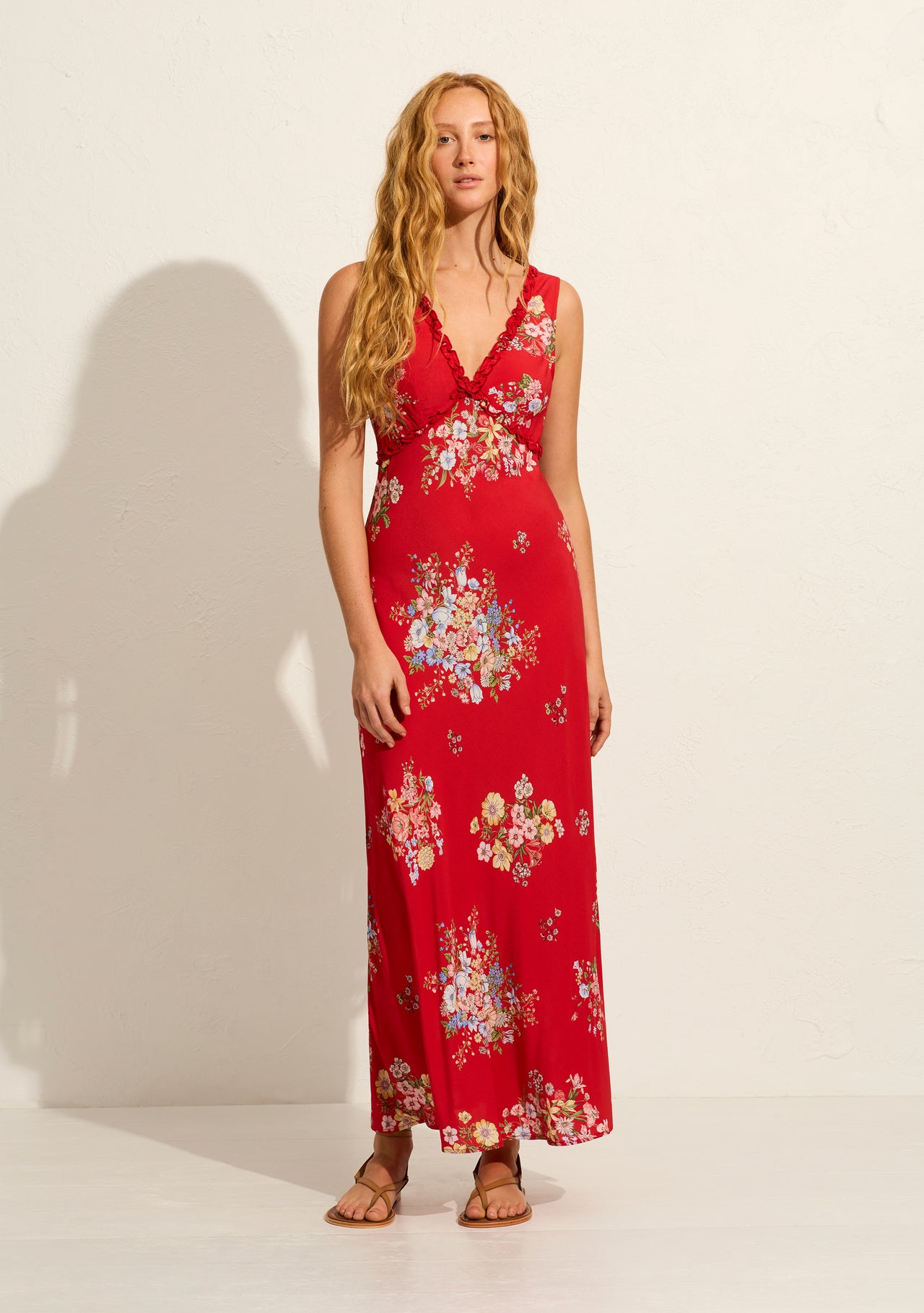 Auguste Yolanda Maxi Dress | Red