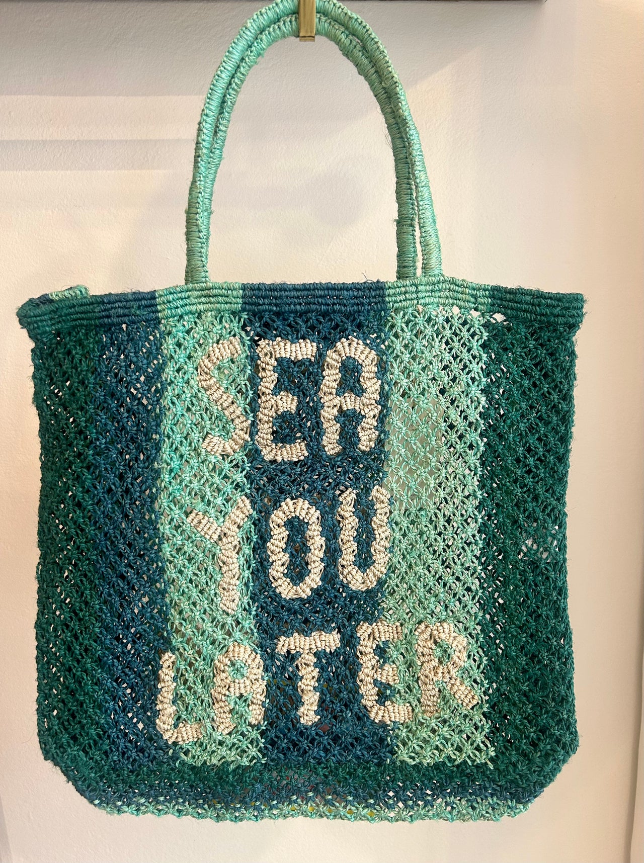 The Jacksons London Jute Bag | Sea You Later | Stripe / Stripe