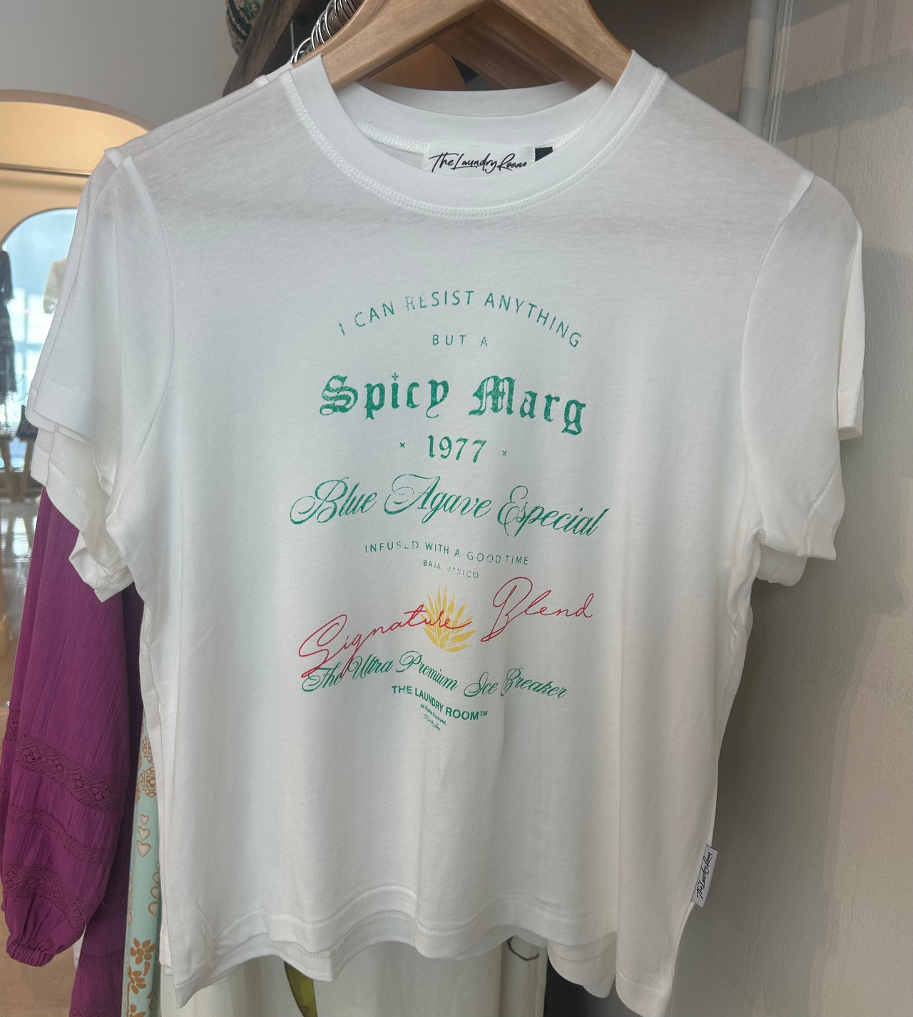 The Laundry Room | Can't Resist A Spicy Marg Tee | White