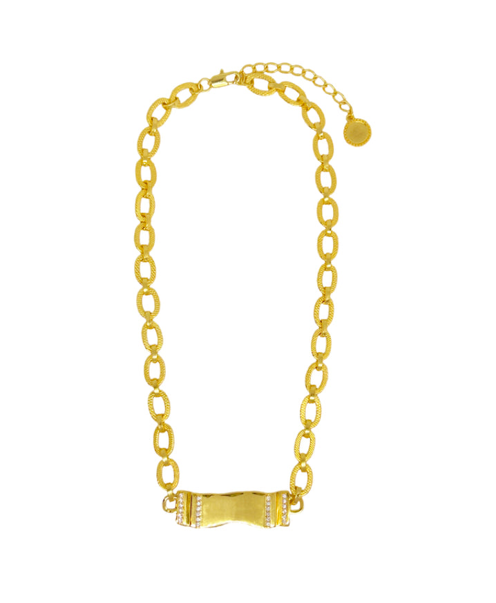 Mountain & Moon Alexis Necklace | Gold