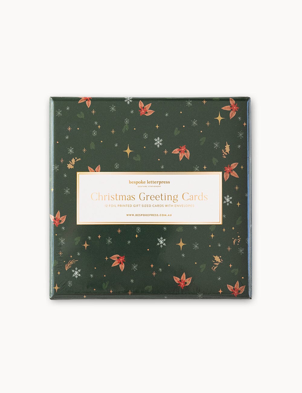 Bespoke Letterpress Small Christmas Card Boxset 12PK | An Enchanted Christmas