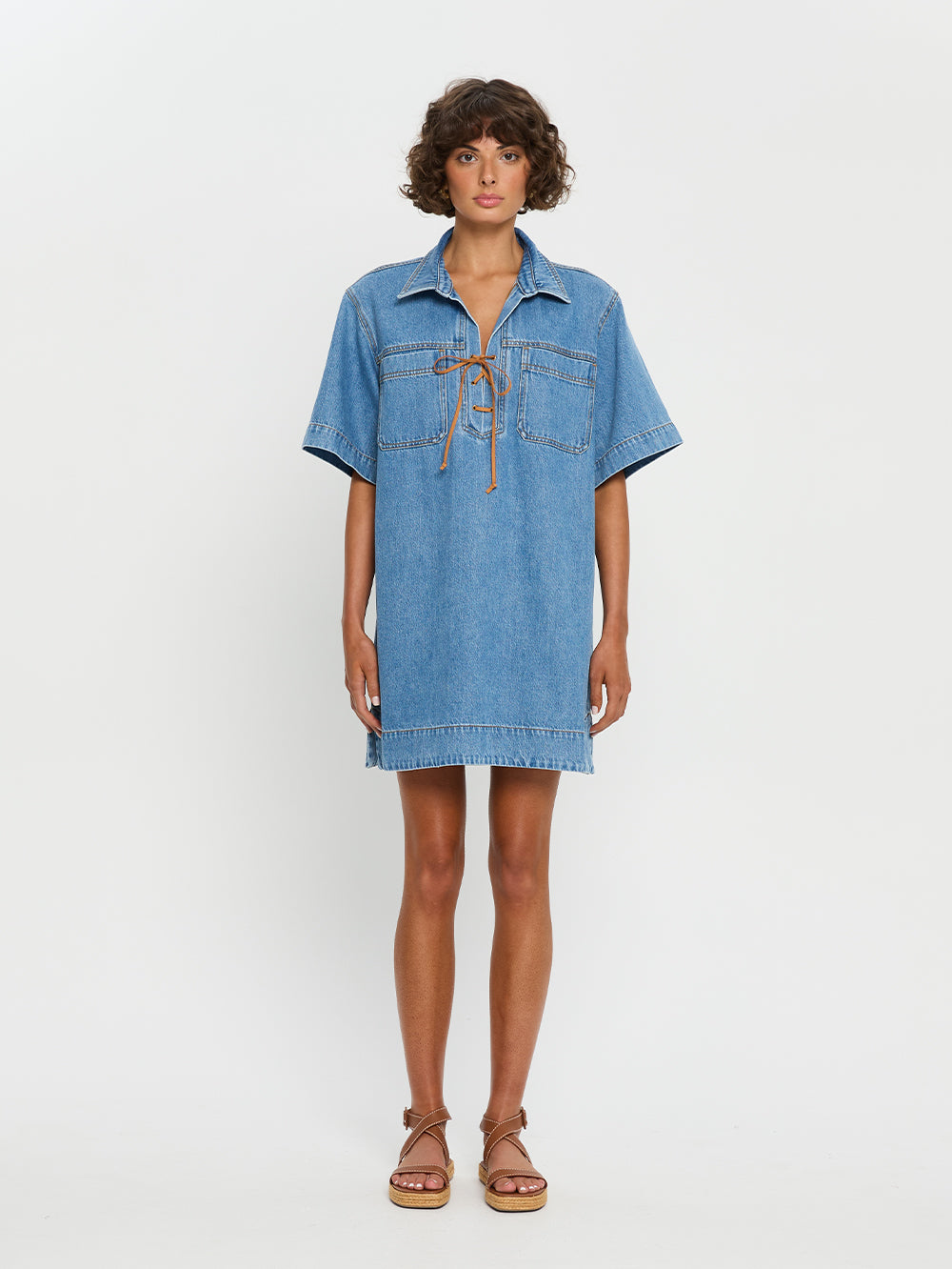 Kivari Evie Denim Dress | Blue