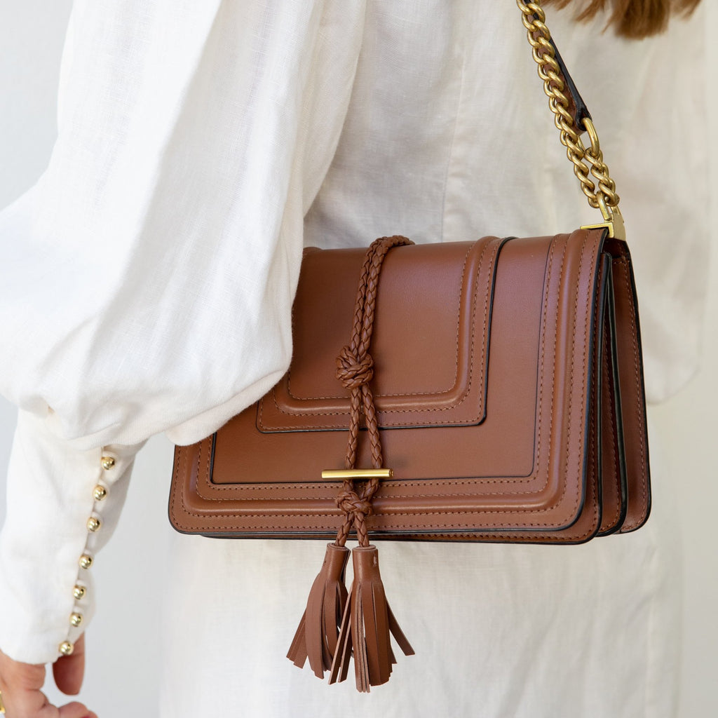 Nikki Williams Beau Crossbody Bag | Tan