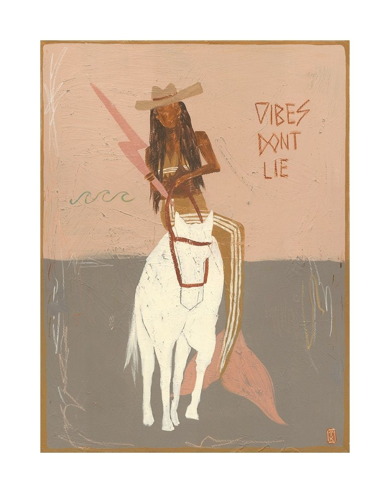 Tahnee Kelland A4 Print | Vibes Don't Lie