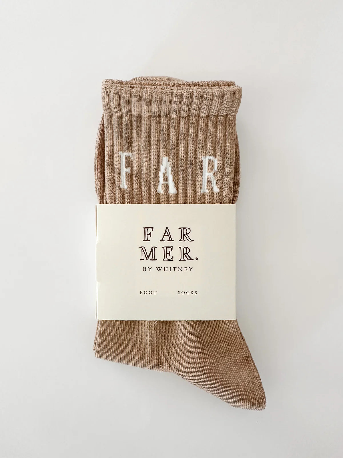 FAR MER By Whitney. Boot Socks | Cinnamon