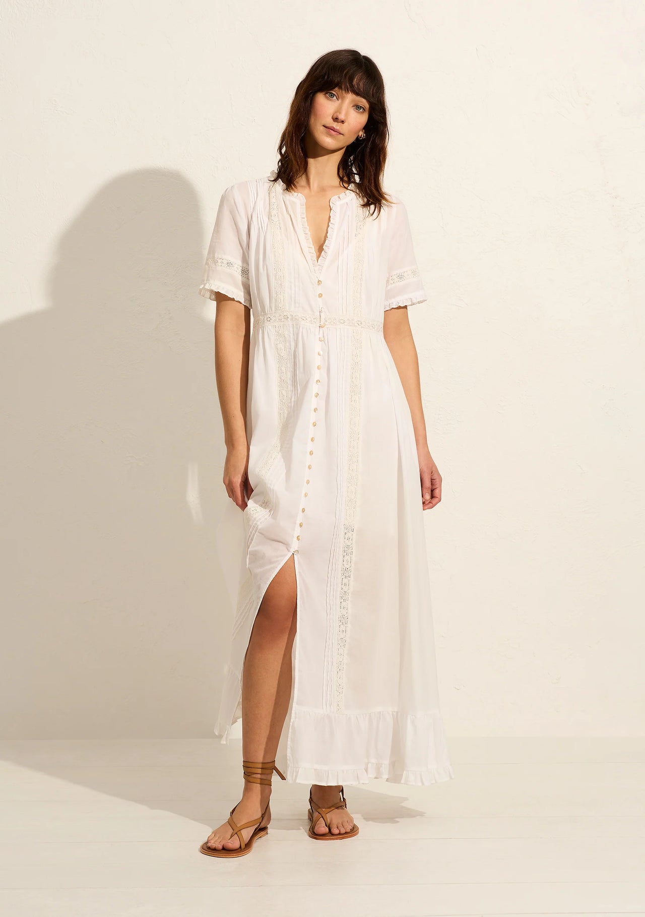 Auguste Oakley Maxi Dress | White