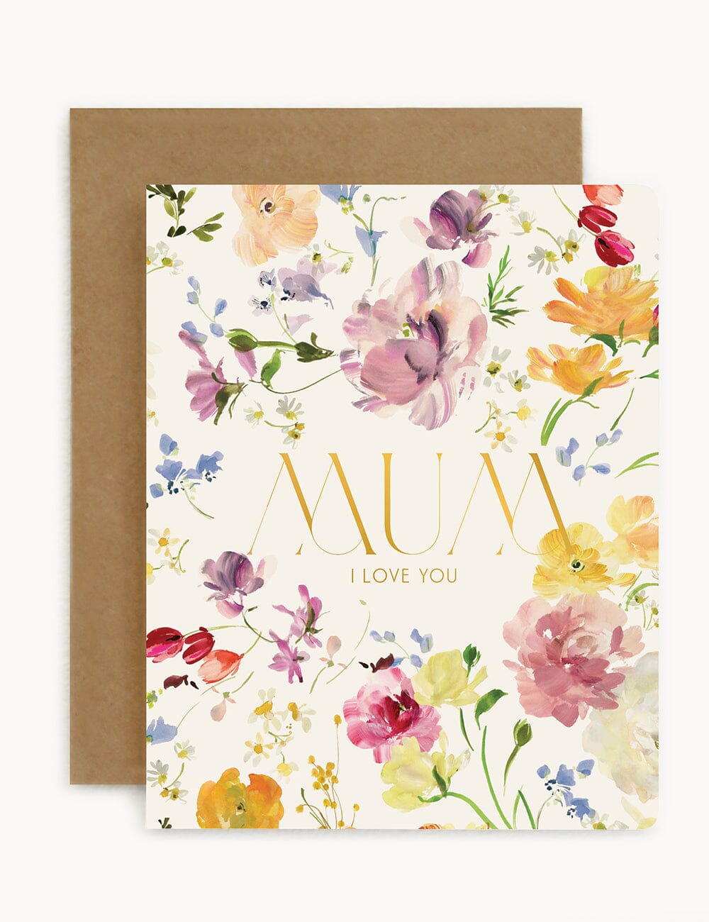 Bespoke Letterpress Greeting Card | Mum I love you