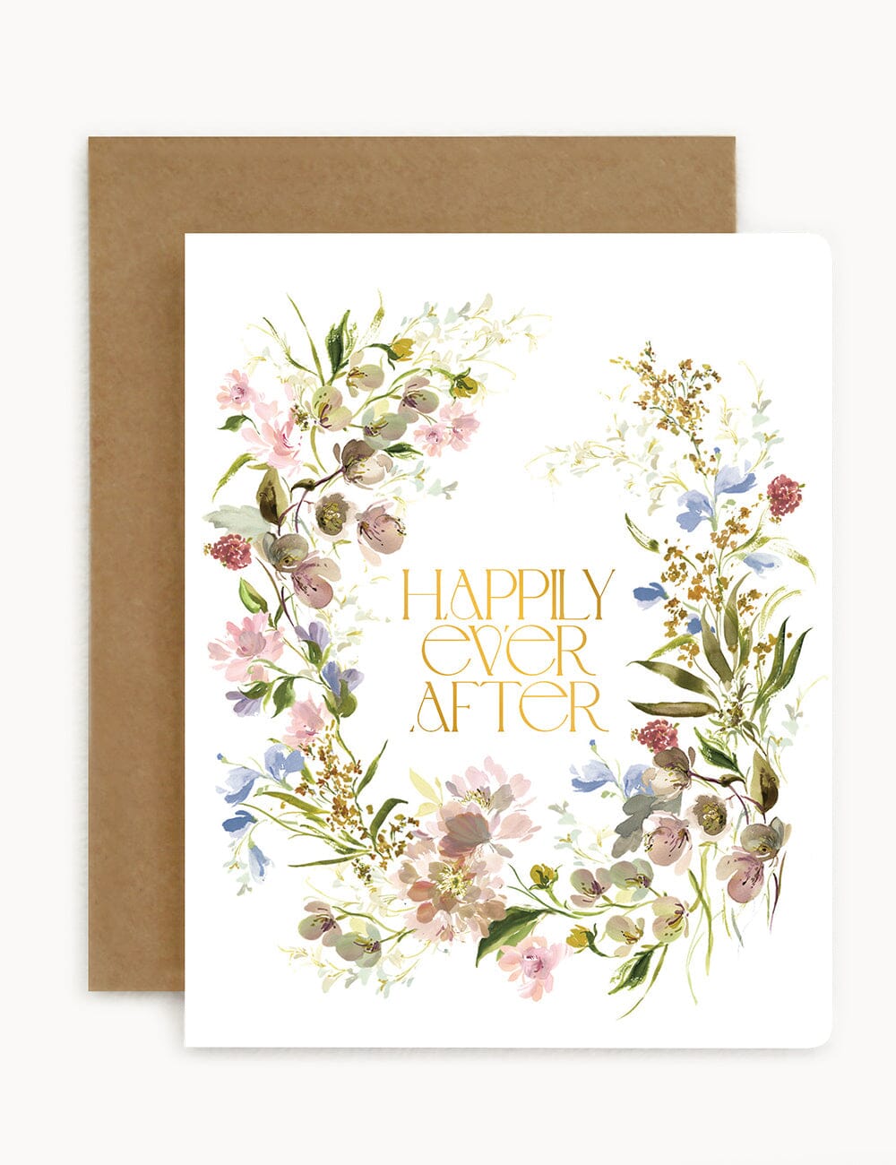 Bespoke Letterpress Greeting Card | Happily ever after